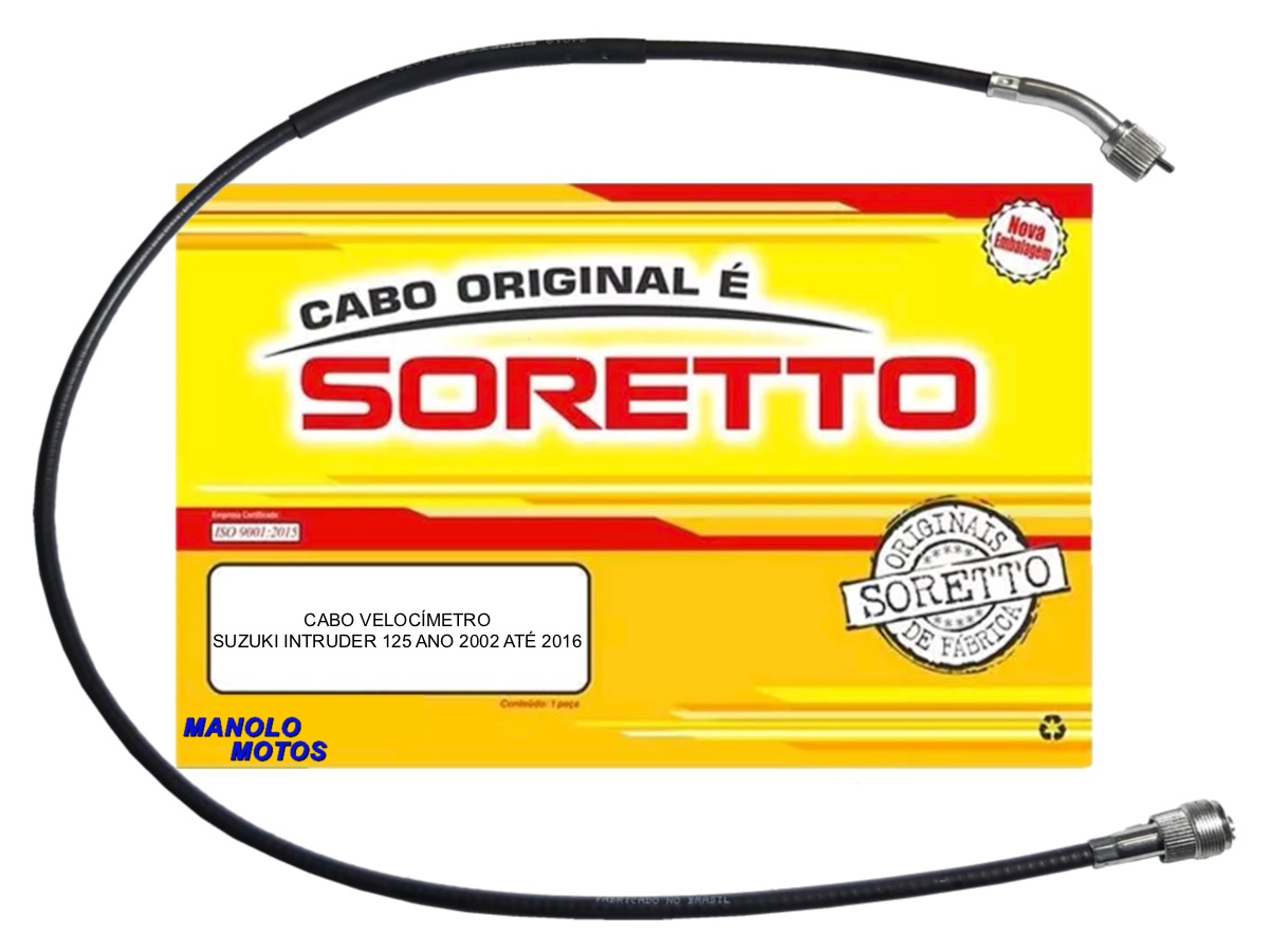 Cabo Soretto original velocímetro Intruder 125 2002-2016  - Manolo Motos