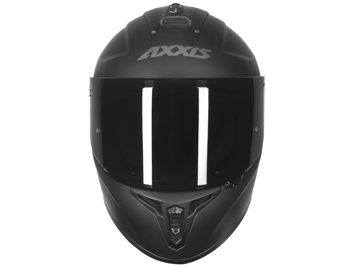 Capacete Axxis Draken Solid Preto Fosco - Manolo Motos