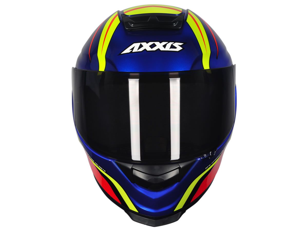 Capacete Axxis Eagle Hybrid Race Azul - Manolo Motos