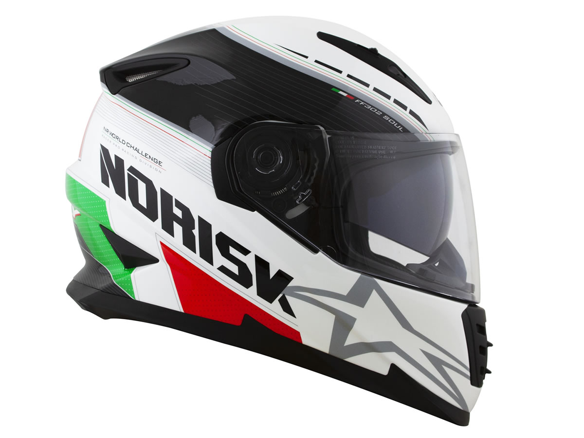 Capacete Norisk FF302 Grand Prix Italy - Manolo Motos
