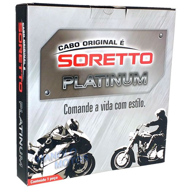 Cabo Soretto Platinum embreagem NC 700, NC 750 2012-2015 - Manolo Motos