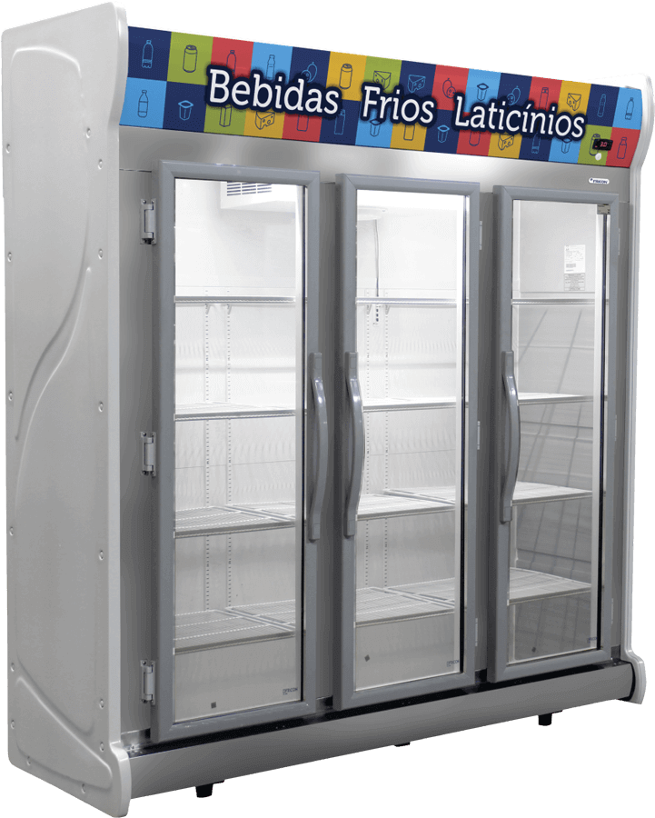 Refrigerador Expositor Vertical 1450 litros 3 Portas - ACFM 1450