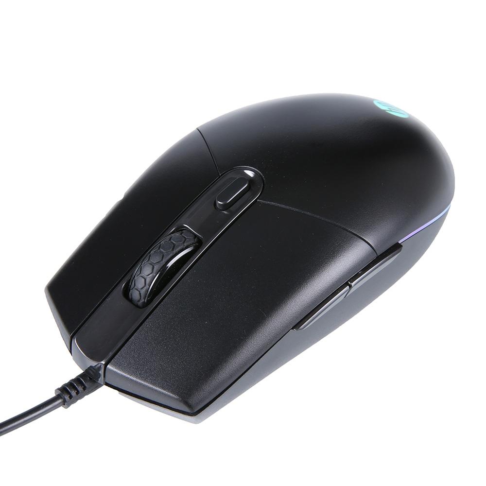 Mouse Gamer USB M260 6400DPI RGB Preto HP