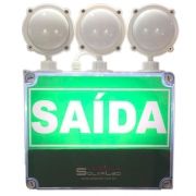 Luminária de Emergência SolarLED SLL10 ''Sempre Acesa''- 3300 lúmens - Auto Manutenção