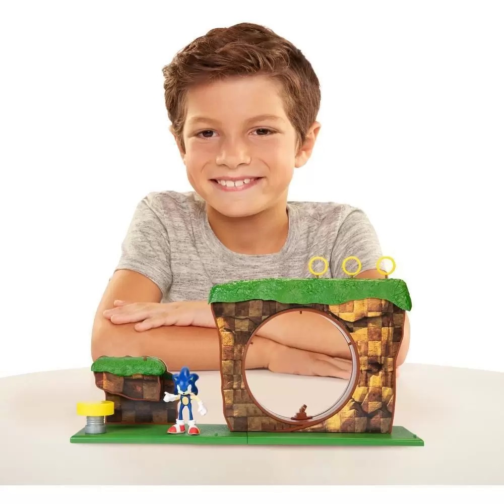 SONIC GREEN HILL ZONE PLAYSET CANDIDE