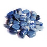 Pedra Rolada Quartzo Azul 2 á 3 cm Quartzo Azul 500g