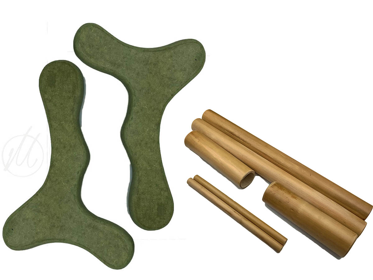 Kit para Massagem Modeladora Bambus e Pantala MDF