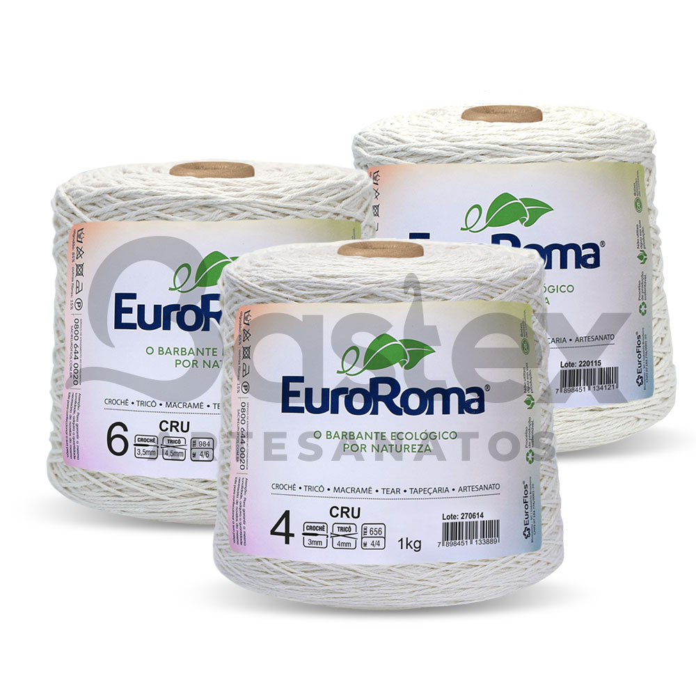 Barbante EuroRoma Cru 1kg