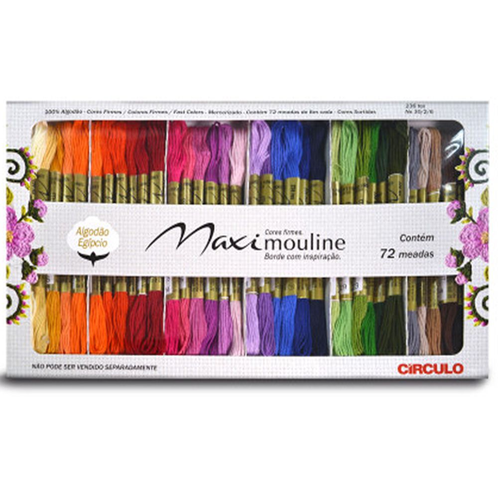 Kit Maxi Mouline Circulo Com 72 Meadas