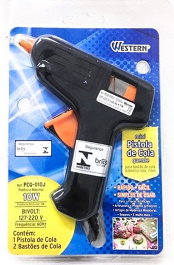 Pistola de Cola Quente 10W Bivolt Western PCQ-010J