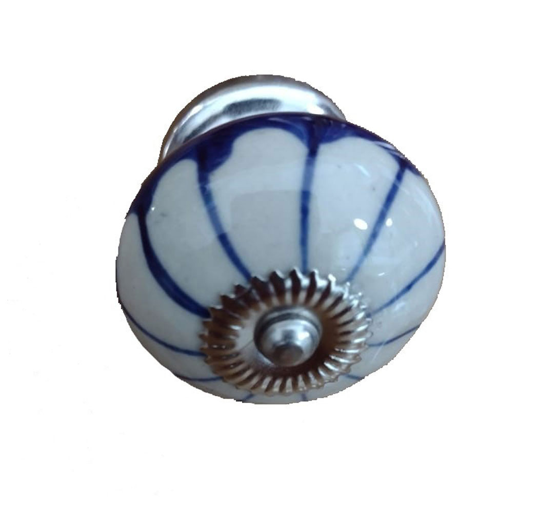 Puxador de Gaveta-Cerâmica-Decorado-Sobrepor-Vênus-3076