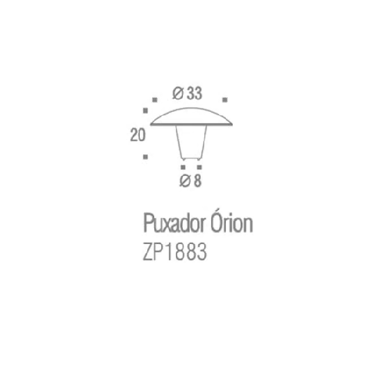 Puxador de Gaveta-Orion-Zen