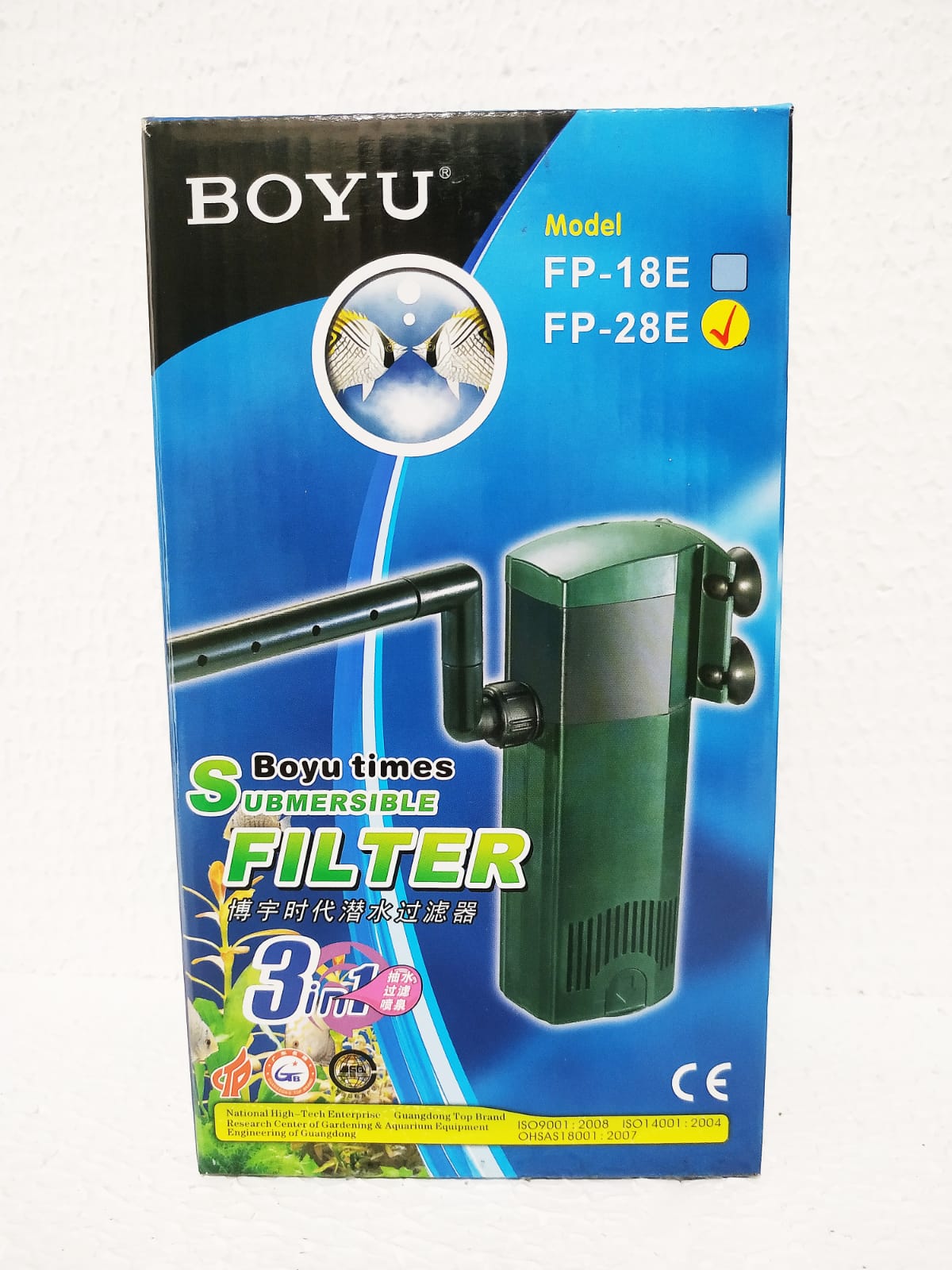 Filtro Interno Boyu FP- 28E 950L/H - FISHPET Comércio de Acessórios para Animais Ltda.