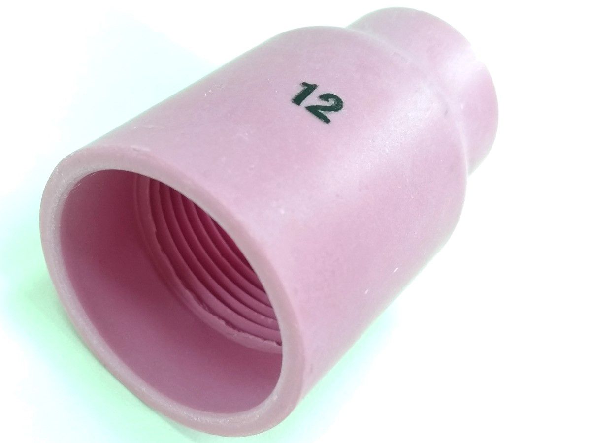 Bocal Cerâmico Para Tocha Tig Gas Lens Pesado Nº 12 53N87 19,5mm - Oximig