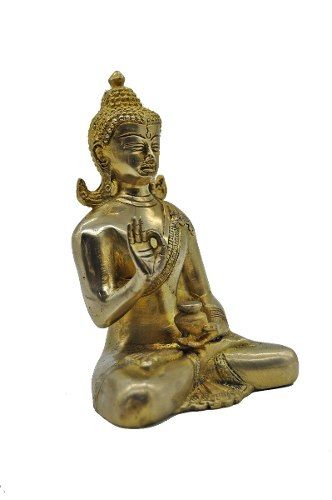 Escultura De Sidarta Gautama em bronze
