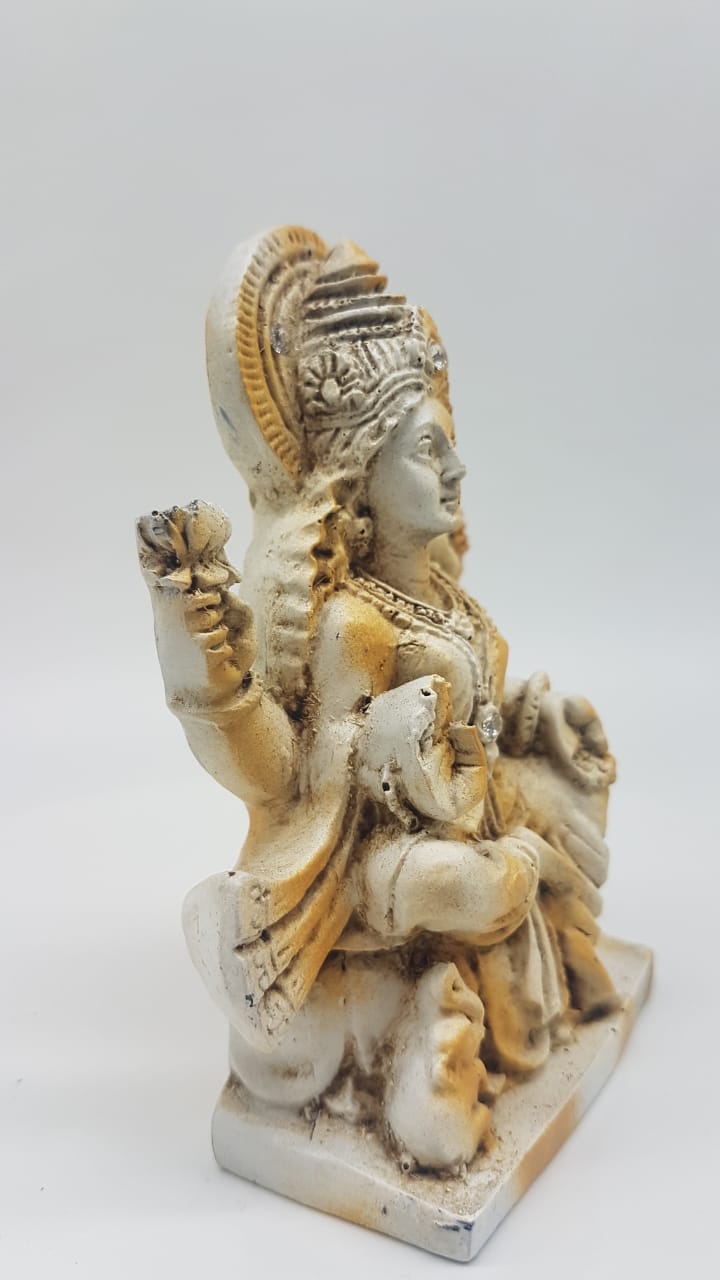 Escultura de Lakshmi em resina