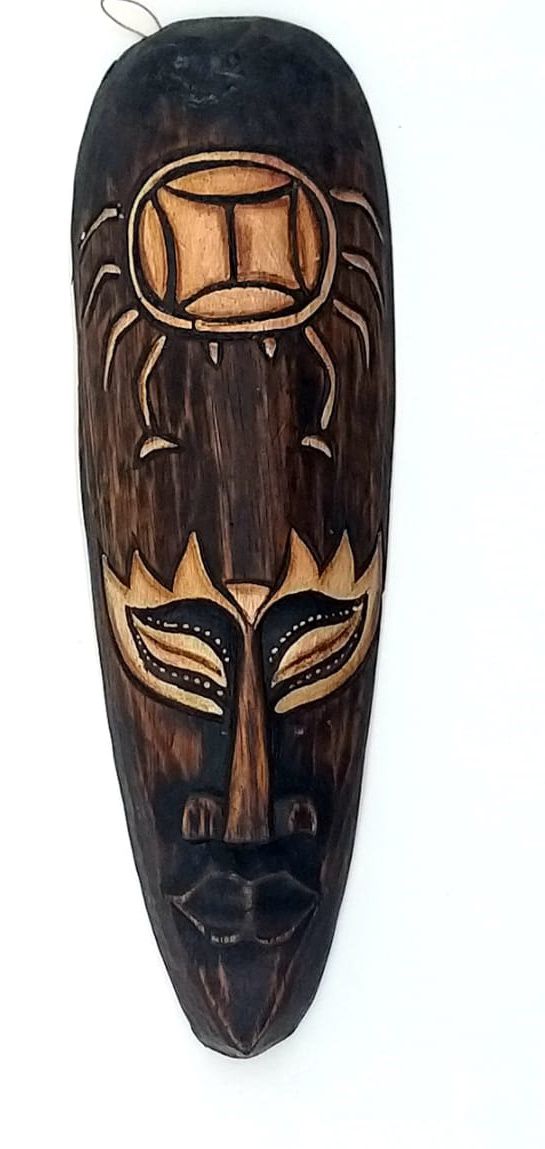 Mascara tribal Animais CARANGUEJO 30 cm