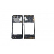 Carcaça Aro Lateral + Botões Flex Samsung Galaxy A51 Sm A515 Preto