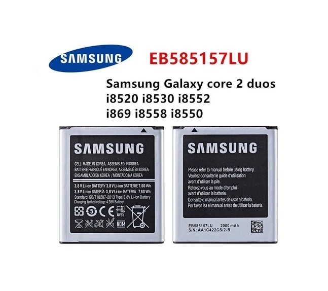 Bateria Samsung EB585157LU Galaxy Wind i8552 i8550 / i8530 Beam 2000mah Original