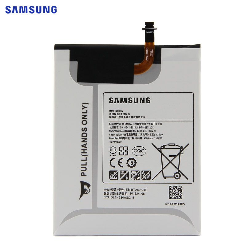 Baterial Samsung Tablet Tab A Eb-bt280AAB Sm T280 Sm T285  7 Pol  4000MAH Original