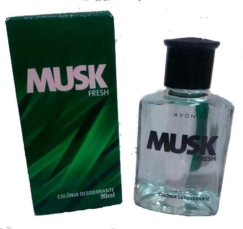 Perfume Masculino Musk 90ml Avon Colonia Desodorante