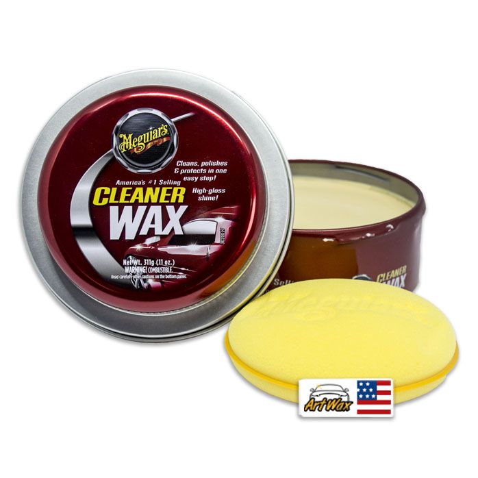 Meguiars Cleaner Wax (Pasta) - Limpeza, Proteção e Brilho - 311g