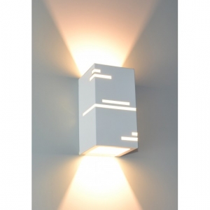 Arandela 6215 Alumínio Branco para lâmpada Halopim ou LED