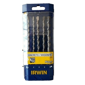 Conjunto de Brocas Irwin SDS Plus para Concreto com 5 Peças de 6mm a 10mm 891518