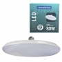 Kit Pendente Silicone 1m + Luminaria LED UFO 30W Branco Frio Tramontina