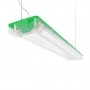 Luminária para Lâmpada Fluorescente Tubular T5 Sampa Verde Bronzearte - 2x14W