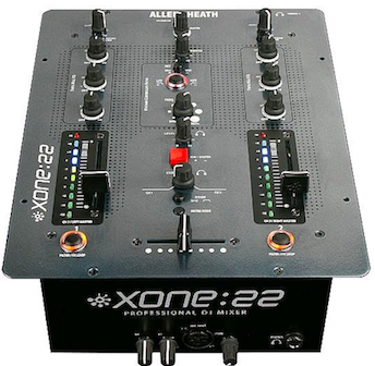 Mixer Profissional XONE 22 de 2 canais para DJ Allen&Heath