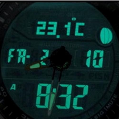 AMW-703D-1AV Relógio Casio OutGear Funções De Pesca  - E-Presentes