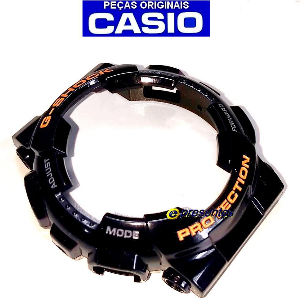 Bezel Capa Casio G-shock GD-100HC-1 Preto Brilhante - 100% Original - E-Presentes