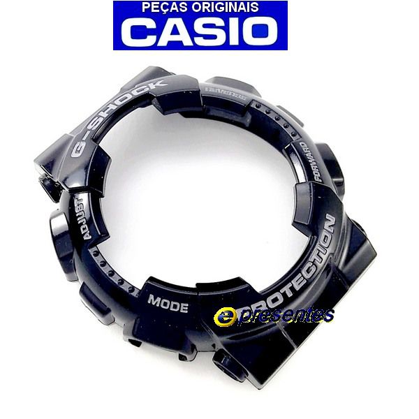  Bezel Capa Casio G-shock Preto Brilhante Ga-120b-1a - 100% Original  - E-Presentes