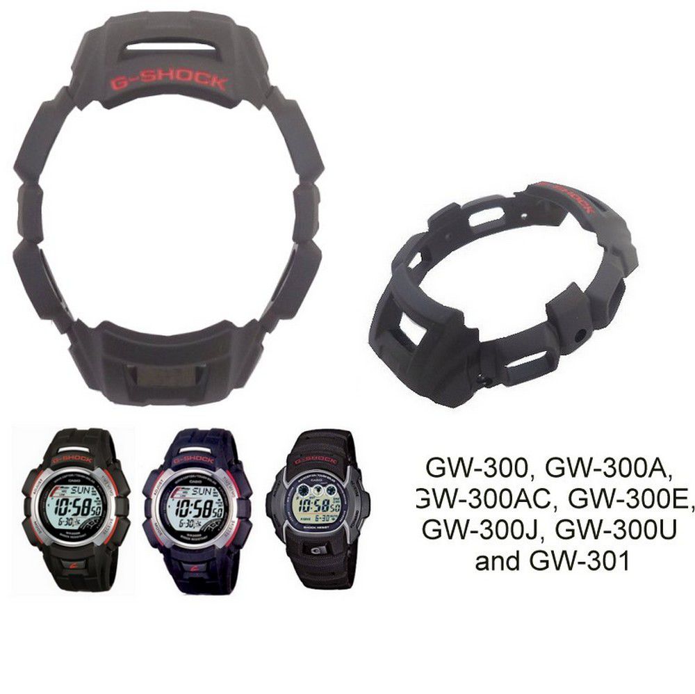Bezel Capa Gw-300 GW-301 Preto Casio G-shock - 100%  Original - E-Presentes