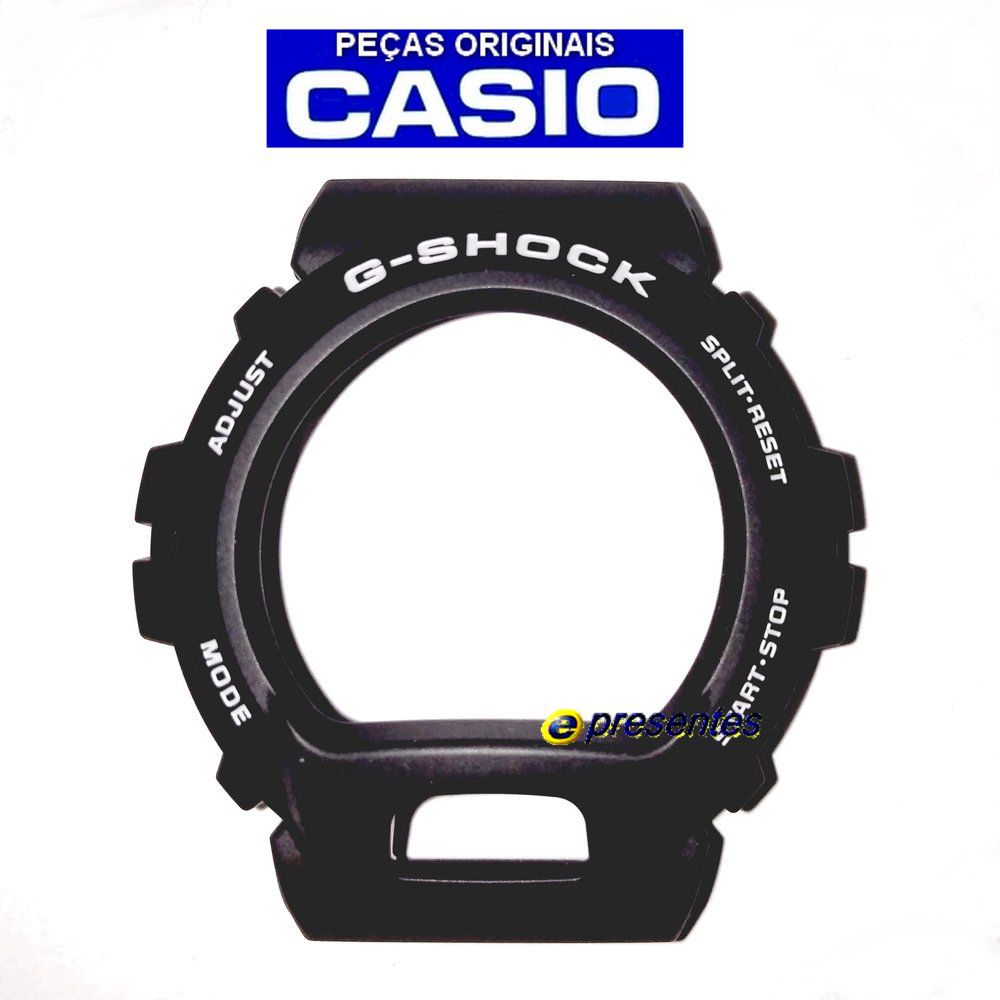 Bezel Casio GD-X6900-7 G-shock Preto Fosco * Peça Original - E-Presentes