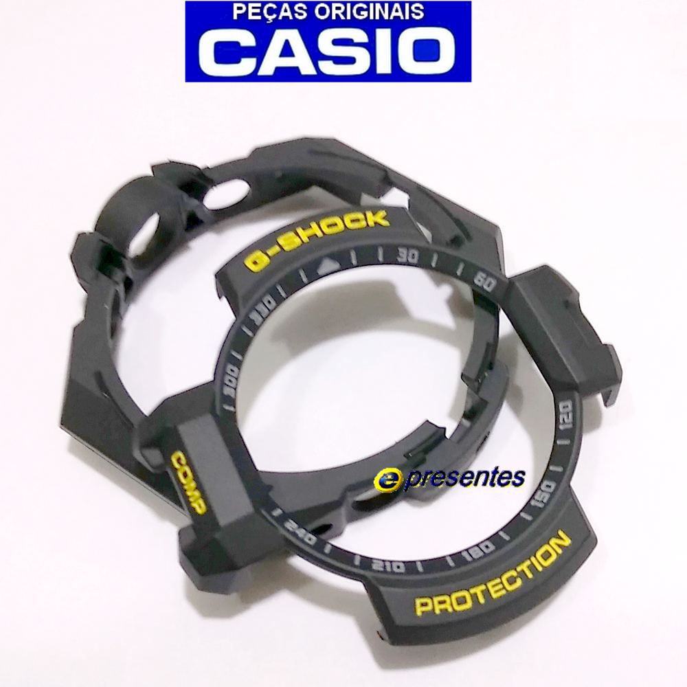  Bezel Interno + Externo Casio G-Shock GA-1000-8a / GA-1000-9B  - E-Presentes