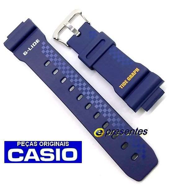 Bezel + Pulseira Casio G-Shock GLX-6900A-2 Azul Escuro Fosco  - E-Presentes