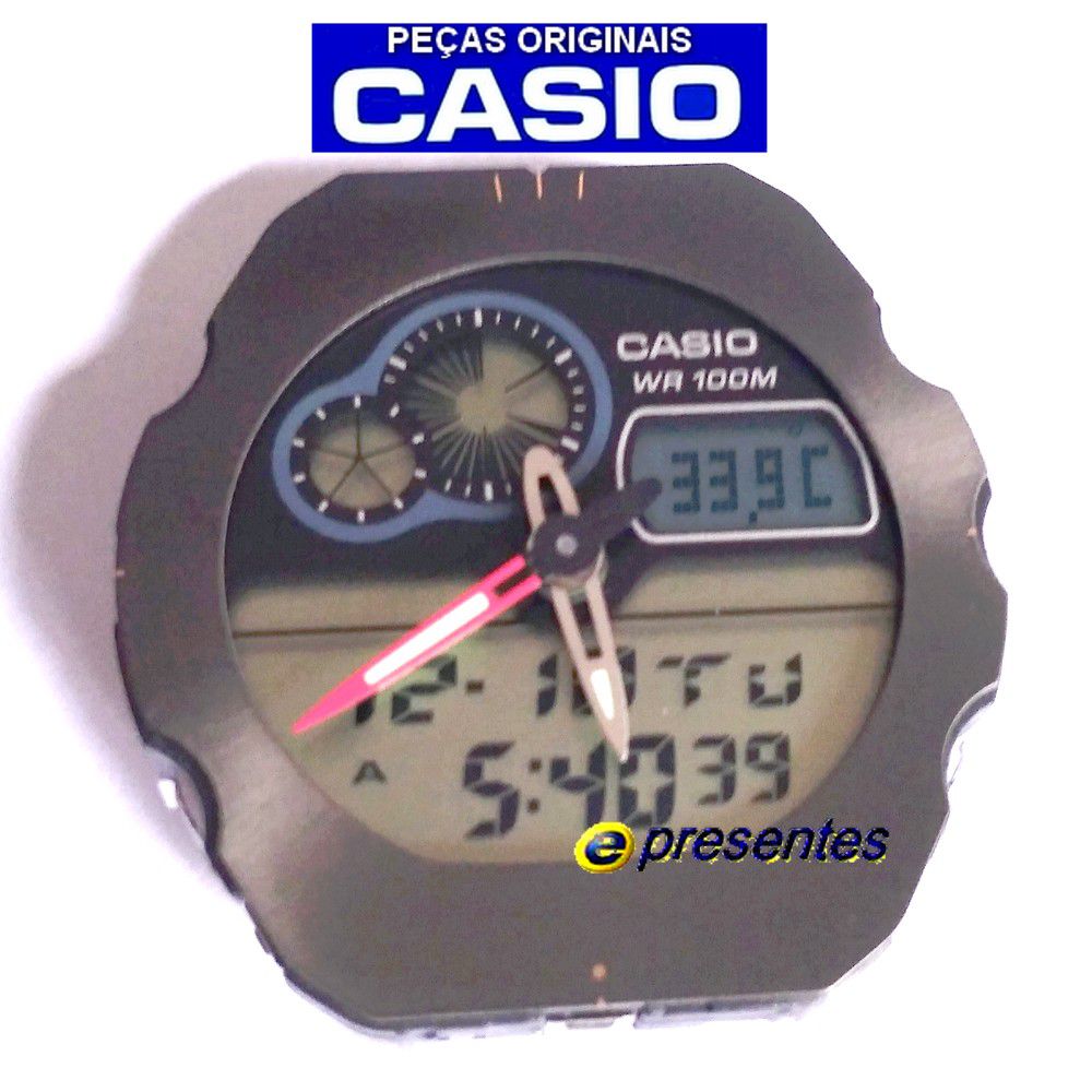 Circuito Interno Casio Aqf-102w-7  Dysplay Positivo Modulo 4738  - E-Presentes