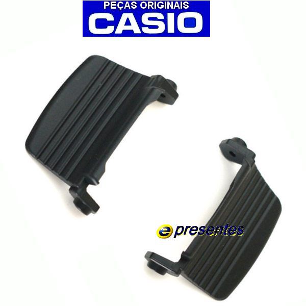Par De Protetores Casio G-Shcok G-7900 / GW-7900 Protector Case Back Preto - E-Presentes
