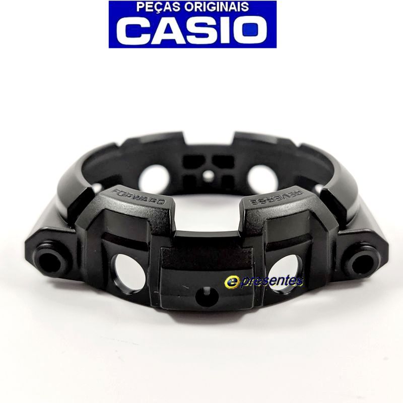 Pulseira + Bezel (Capa) Casio G-Shock Ga-201ba-1a Preto verniz  - E-Presentes