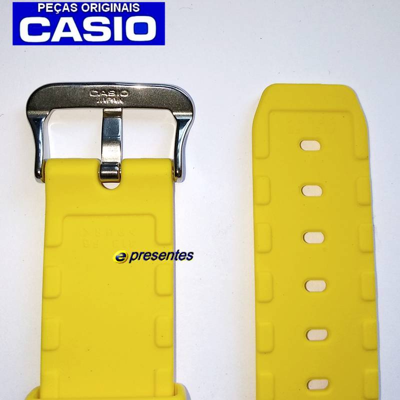Pulseira + Bezel G-6900A-9 GW-6900A-9 Casio G-shock Amarelo fosco  - E-Presentes