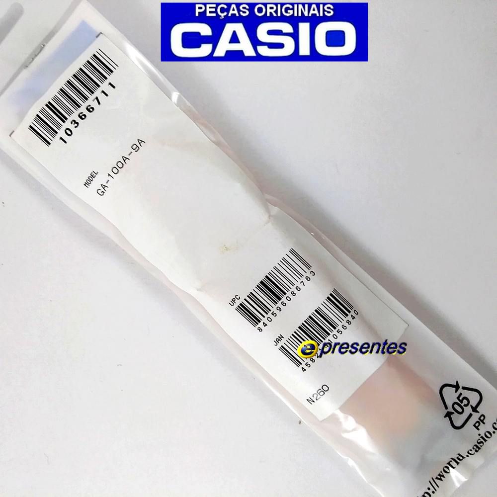 Pulseira + Bezel  GA-100A-9A Casio G-shock Amarelo Brilhante - E-Presentes