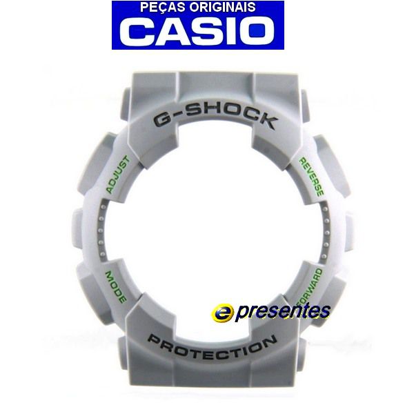 Pulseira + Bezel Ga-110TS-8A3 Casio G-Shock Cinza Claro  - E-Presentes