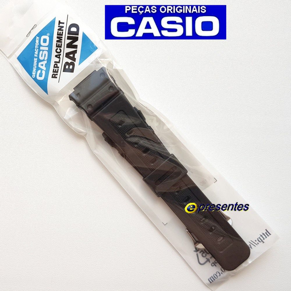 Pulseira Casio 100% Original GW-5600J-1  (16mm) Resina Preta  - E-Presentes