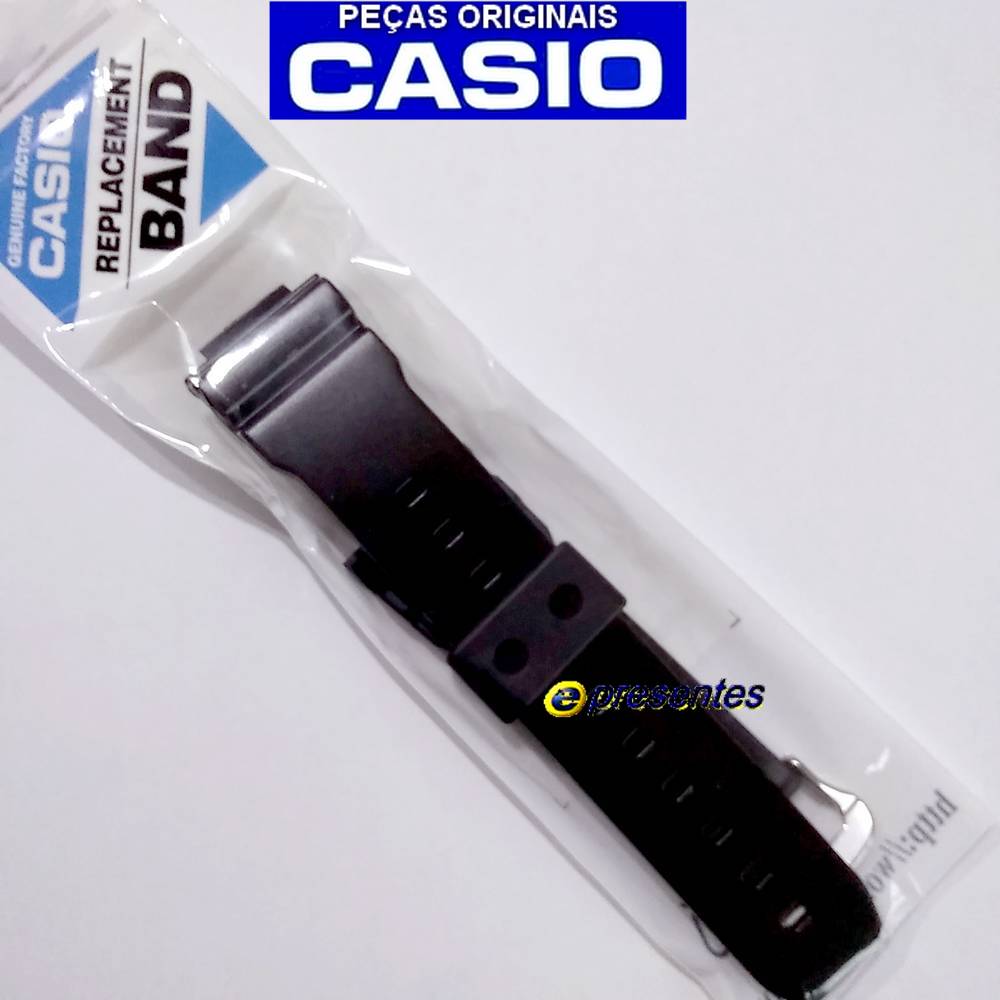 Pulseira Casio G-shock DW-6900HM-1, DW-6900PL-1, GB-5600B-1B, GB-6900B-1B,  GW-M5610BA-1, GW-M5610LY-1 Preto Semi Brilho  - E-Presentes