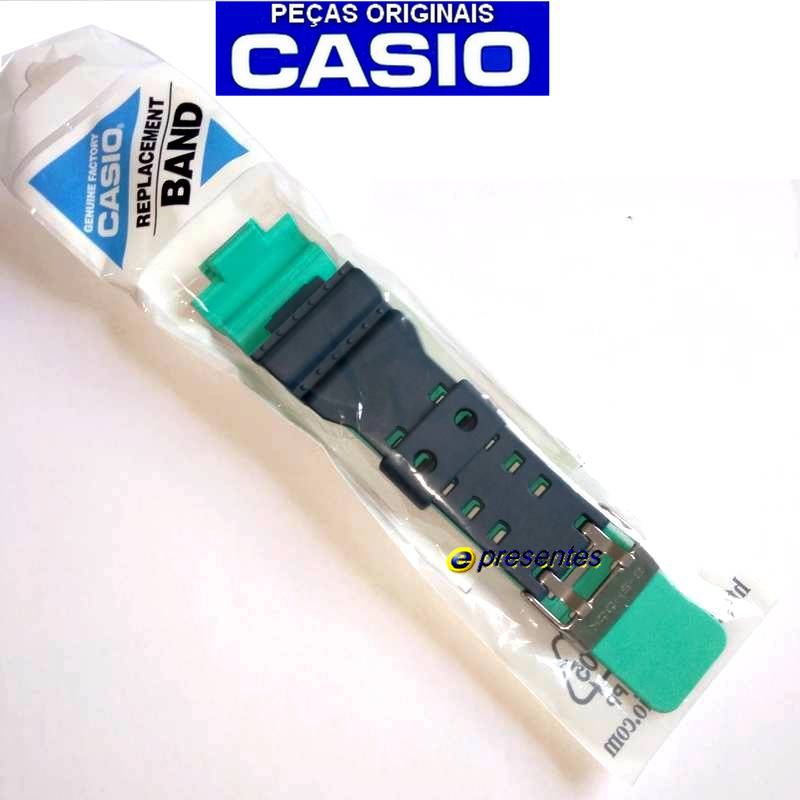 Pulseira Casio G-shock GA-110cc-2a  GA-400cc-2a Azul/Verde - E-Presentes
