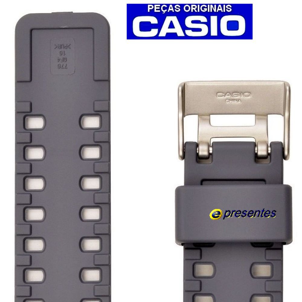 Pulseira Casio G-shock GA-110TS-8A2 Cinza  - E-Presentes