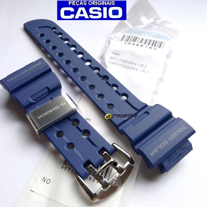 Pulseira Casio G-Shock GF-1000NV-2 E GWF-1000NV-2 Azul Escuro fosco  - E-Presentes