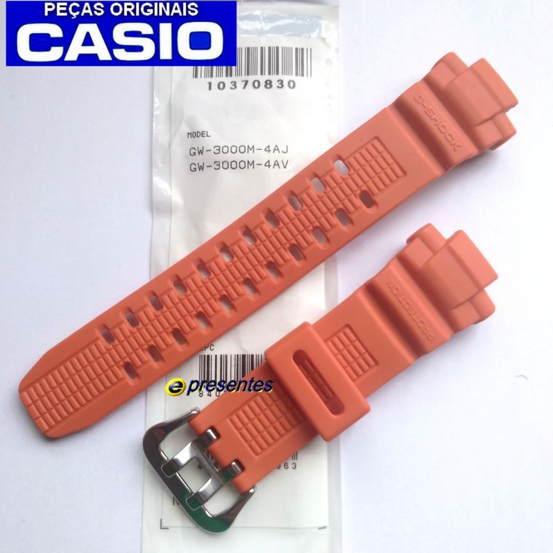 Pulseira Casio G-Shock Gw-3000 Cor Laranja 100% Original *  - E-Presentes